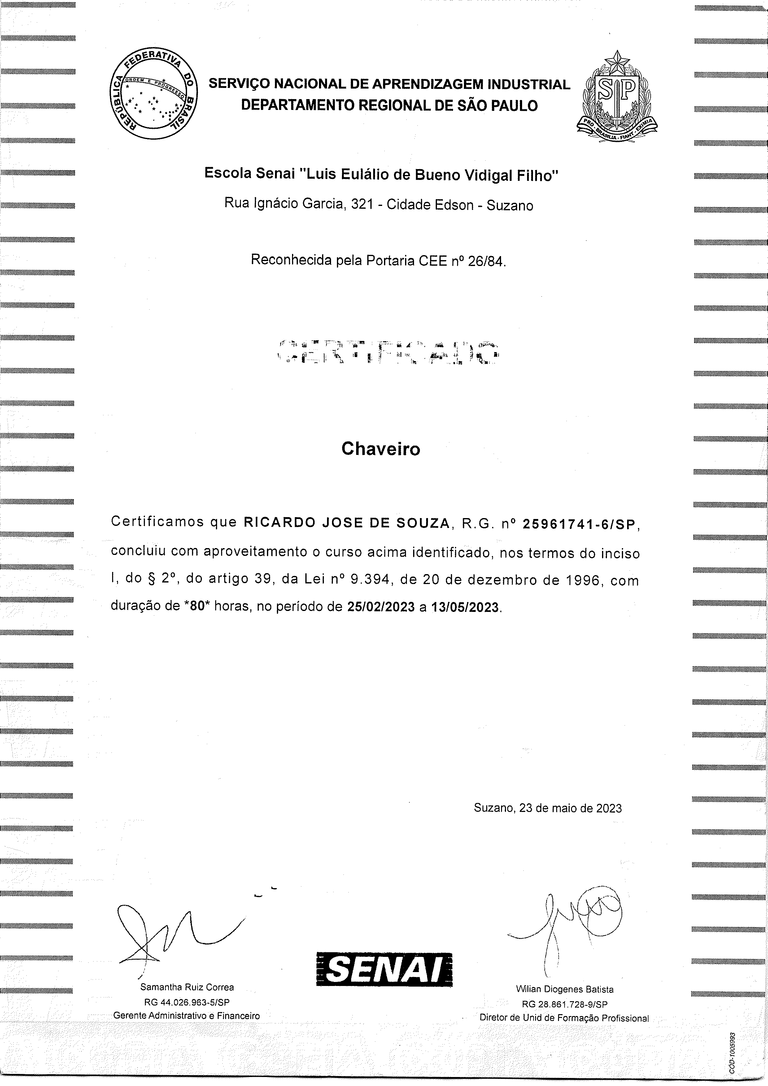Primeira página do PDF